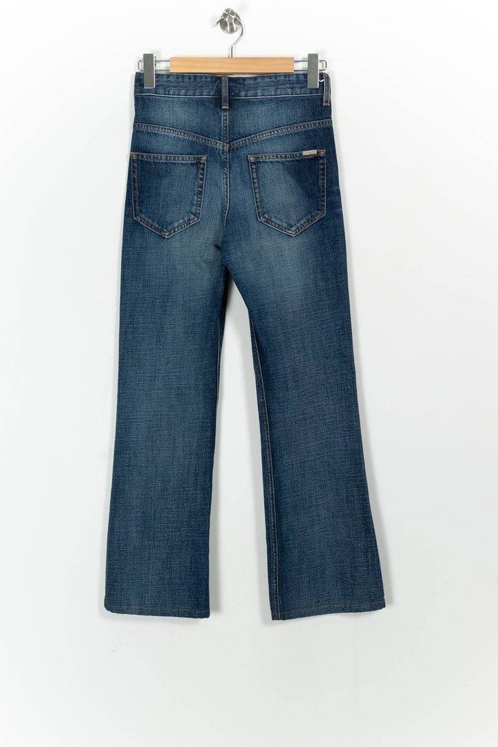 Jean Évasé Bleu - Taille XS/34 de la marque Isabel Marant étoile | PARAD102111 - Vendu par Paradigme - Image 4