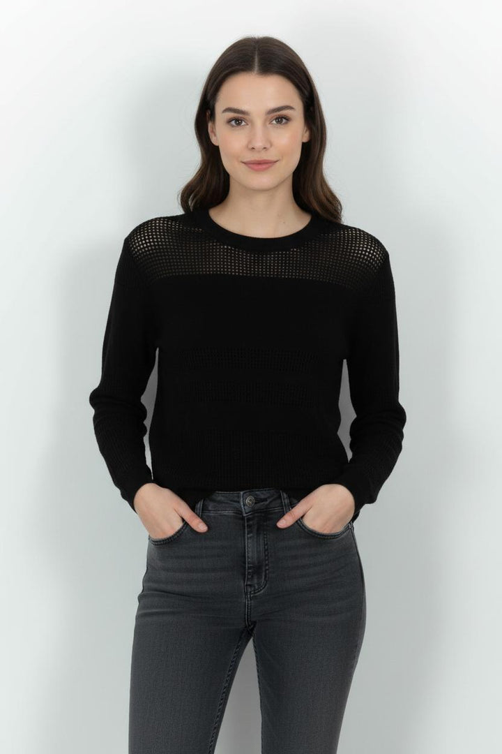 Pull Noir - Taille XS/34 de la marque The Kooples - Sport | PARAD102119 - Vendu par Paradigme - Image 1