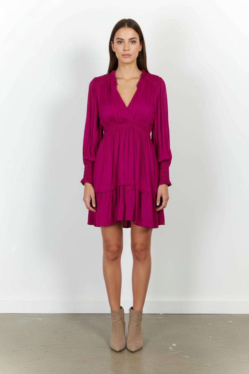 Robe Courte Violette - Taille L/40 de la marque Suncoo | PARAD102123 - Vendu par Paradigme - Image 1