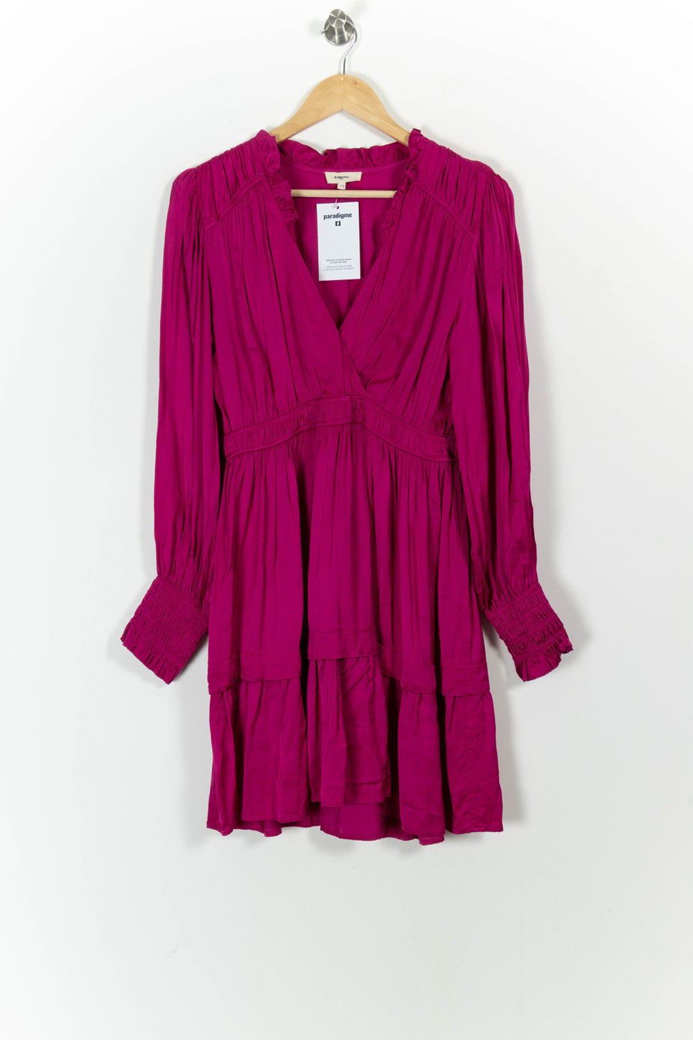 Robe Courte Violette - Taille L/40 de la marque Suncoo | PARAD102123 - Vendu par Paradigme - Image 2