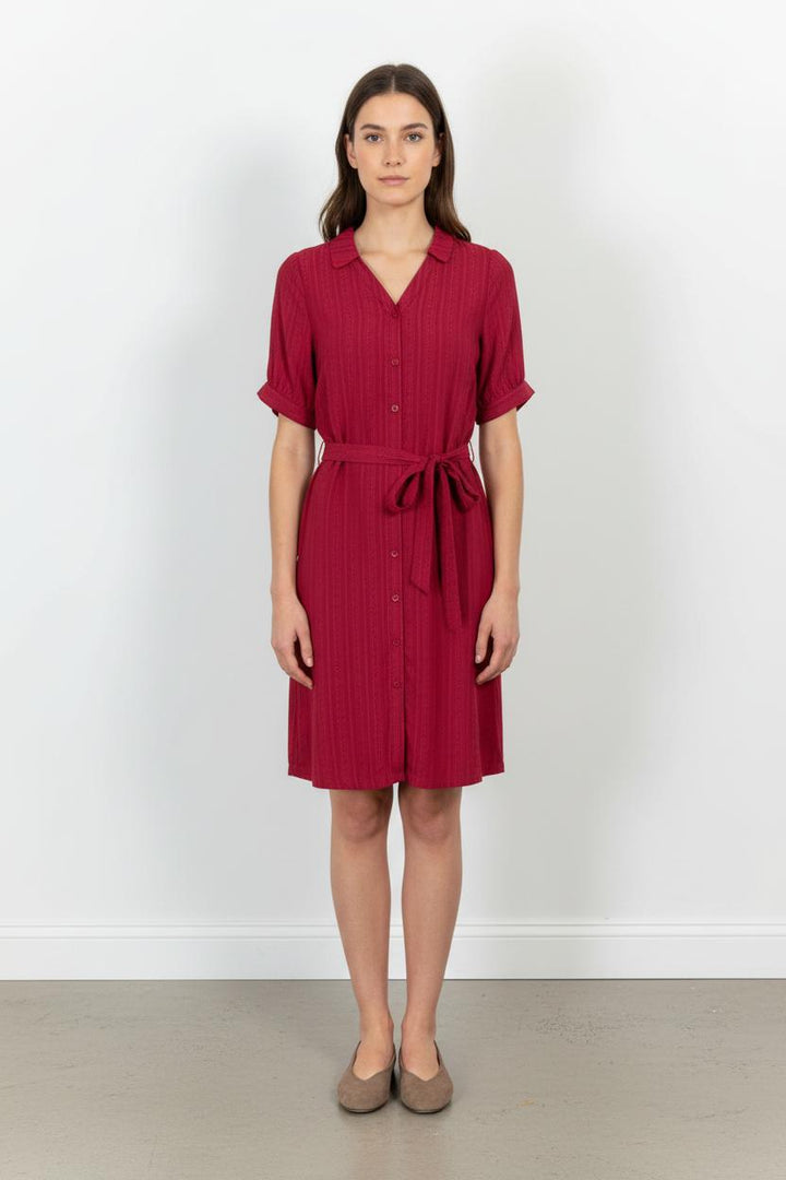 Robe Chemise Rouge - Taille L/40 de la marque Karl Marc John | PARAD102124 - Vendu par Paradigme - Image 1