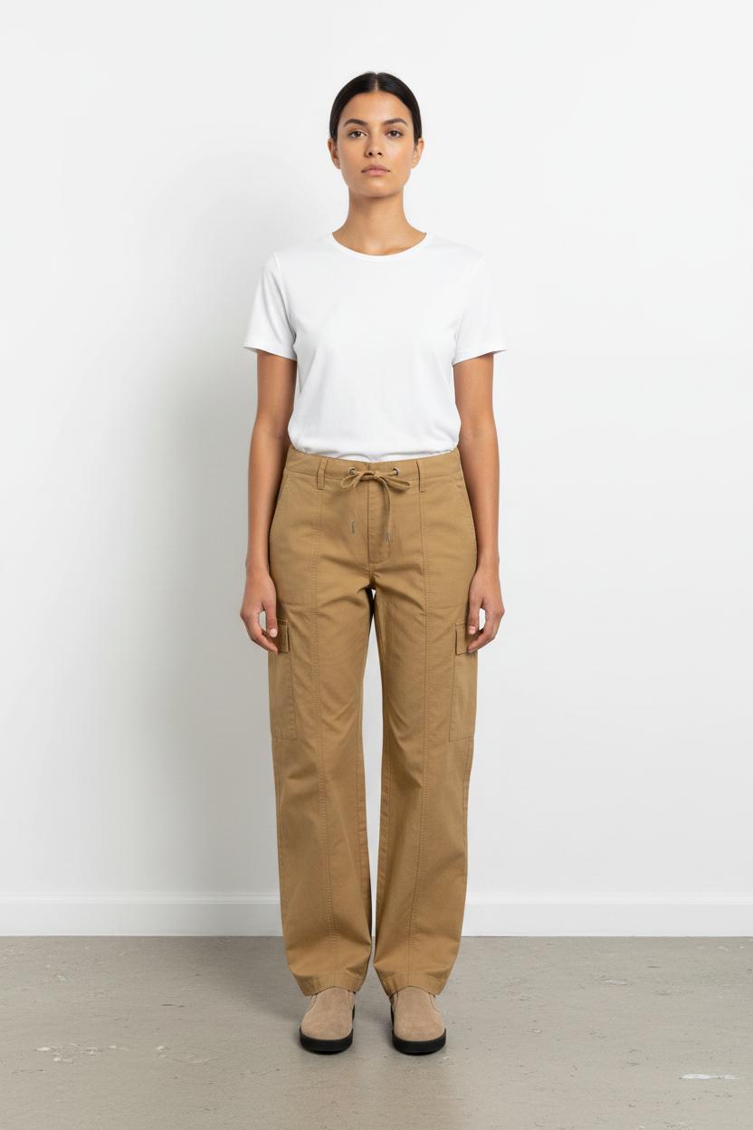 Pantalon Cargo Marron - Taille S/36 de la marque Bérénice | PARAD102134 - Vendu par Paradigme - Image 1