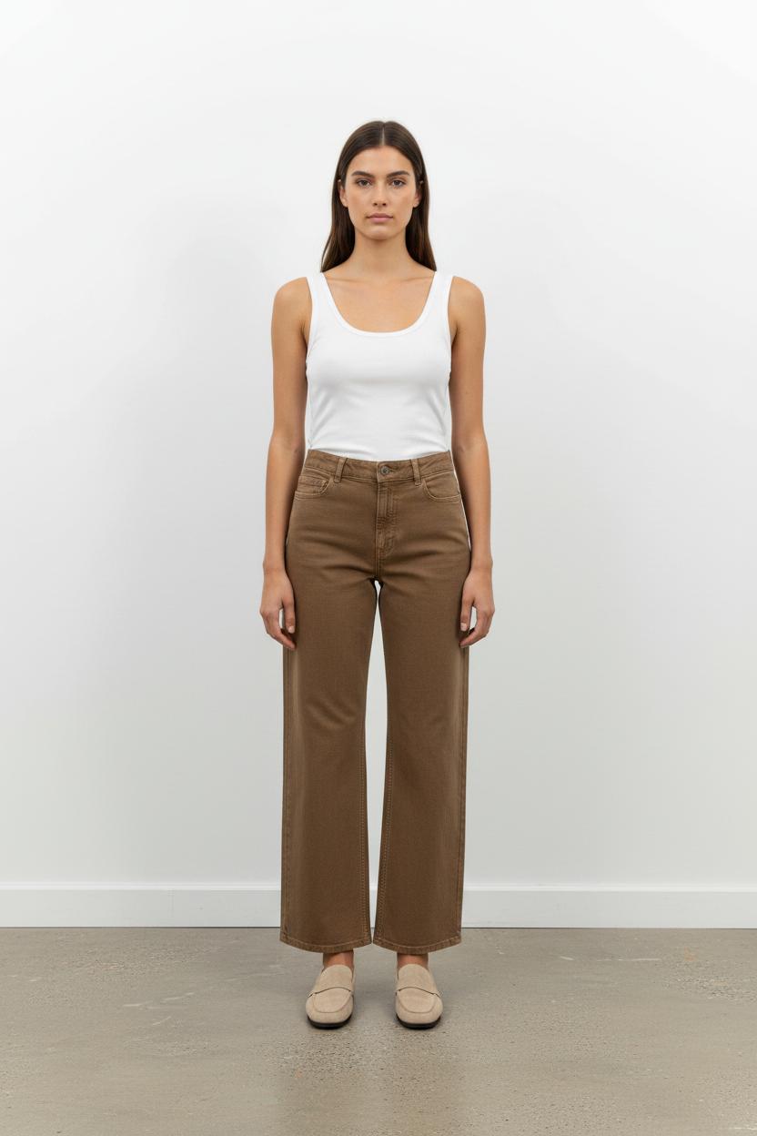 Jean Marron - Taille M/38 de la marque Gerard Darel | PARAD102136 - Vendu par Paradigme - Image 1