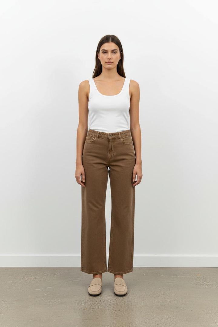 Jean Marron - Taille M/38 de la marque Gerard Darel | PARAD102136 - Vendu par Paradigme - Image 1