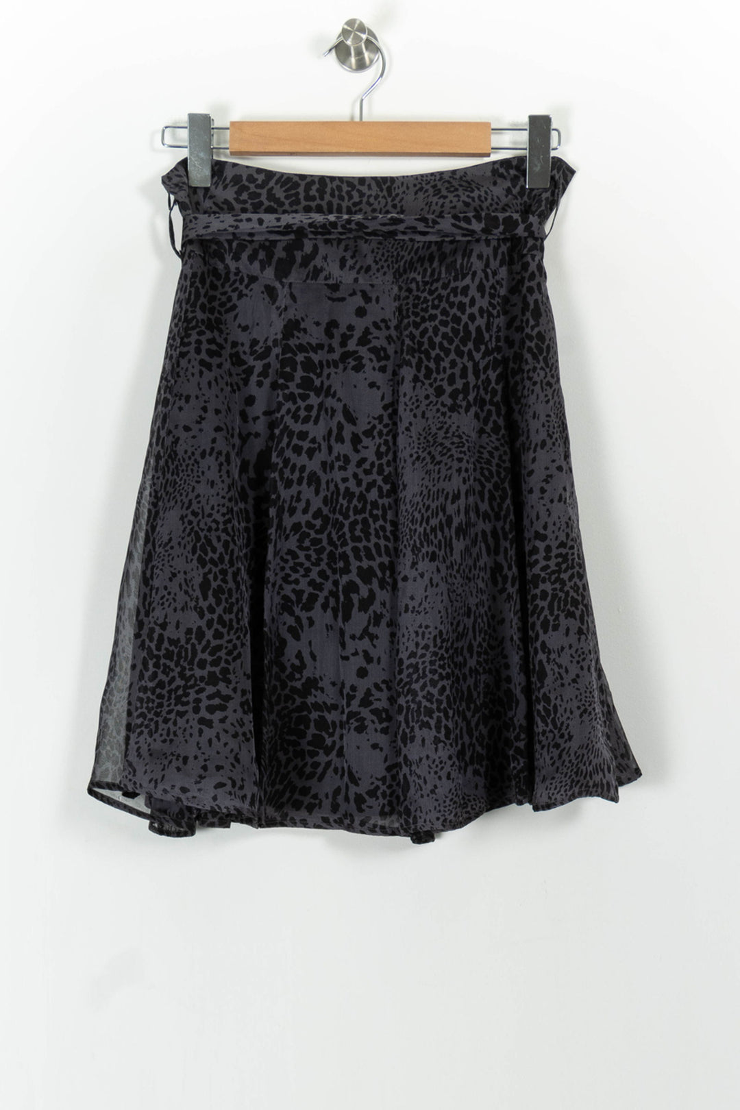 Jupe Midi Grise et Noire - Taille L/40 de la marque Caroll | PARAD102137 - Vendu par Paradigme - Image 4