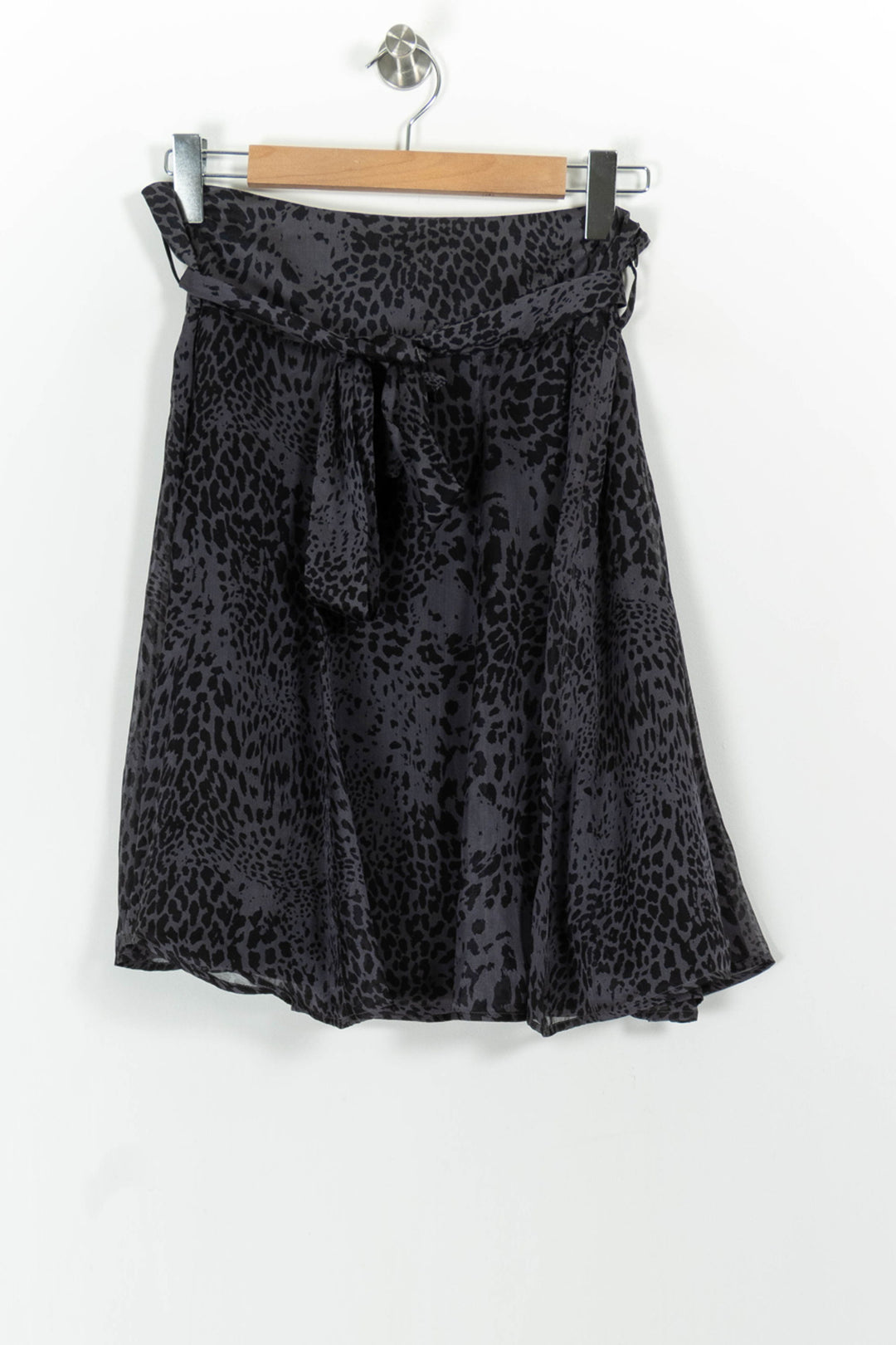 Jupe Midi Grise et Noire - Taille L/40 de la marque Caroll | PARAD102137 - Vendu par Paradigme - Image 2