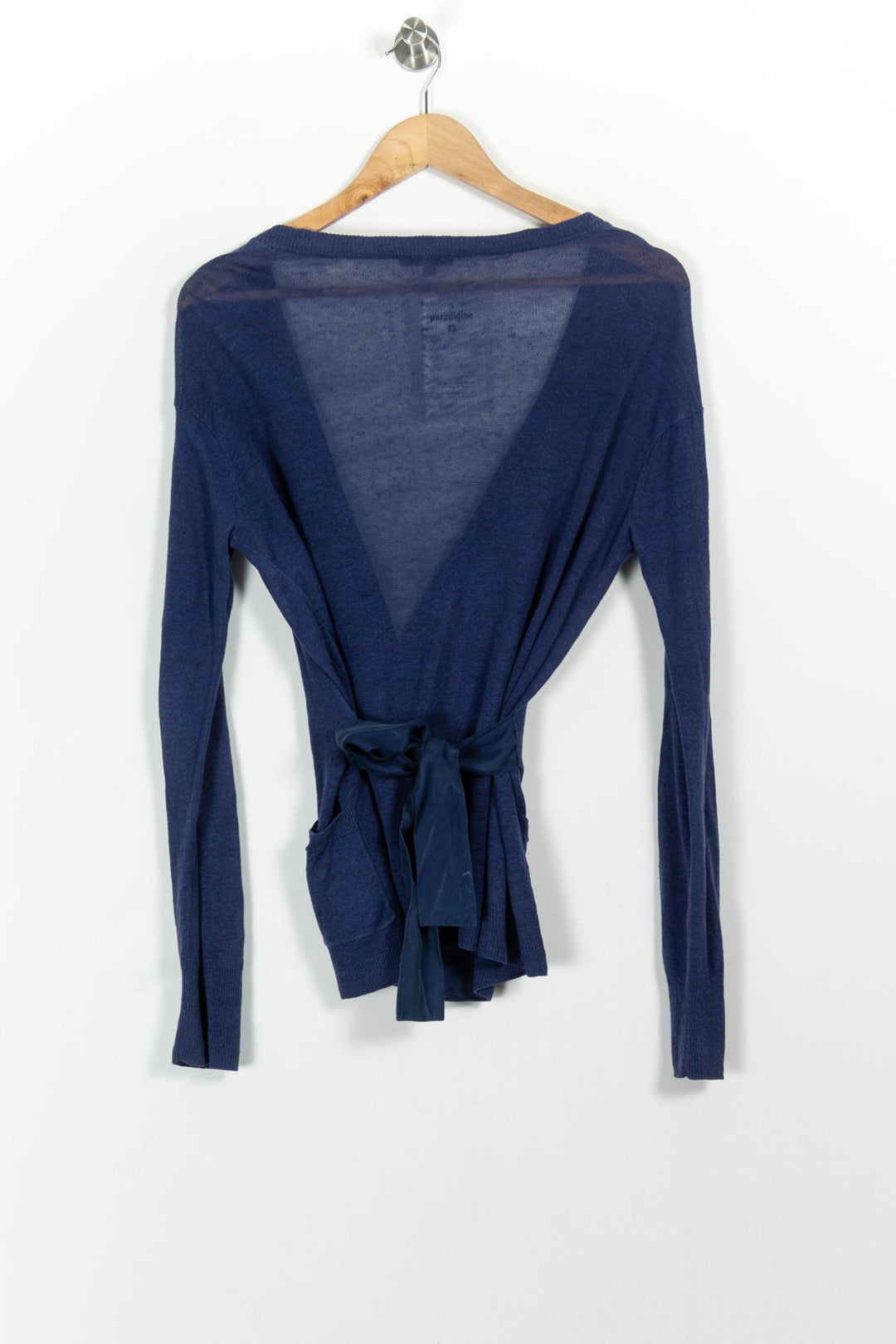 Cardigan Bleu - Taille S/36 de la marque Sandro | PARAD102144 - Vendu par Paradigme - Image 4