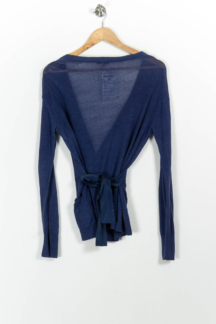 Cardigan Bleu - Taille S/36 de la marque Sandro | PARAD102144 - Vendu par Paradigme - Image 4