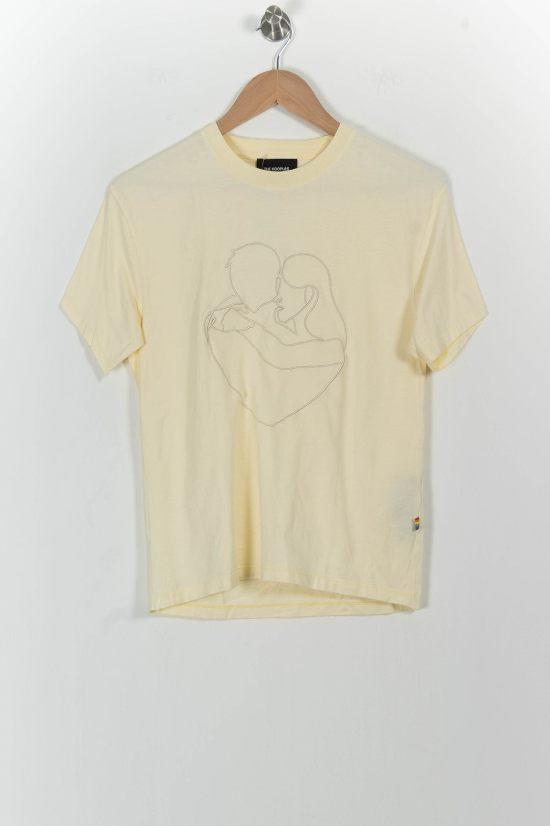 Tee-shirt Jaune - Taille XS/34 de la marque The Kooples | PARAD102147 - Vendu par Paradigme - Image 2
