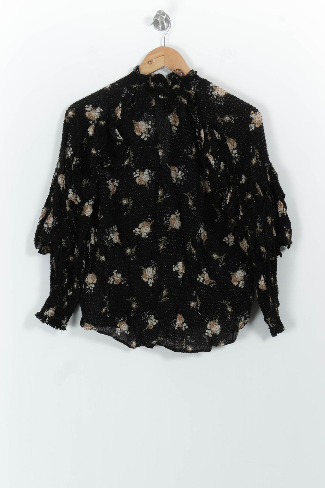 Blouse Noire et Beige - Taille XS/34 de la marque Maje | PARAD102153 - Vendu par Paradigme - Image 4