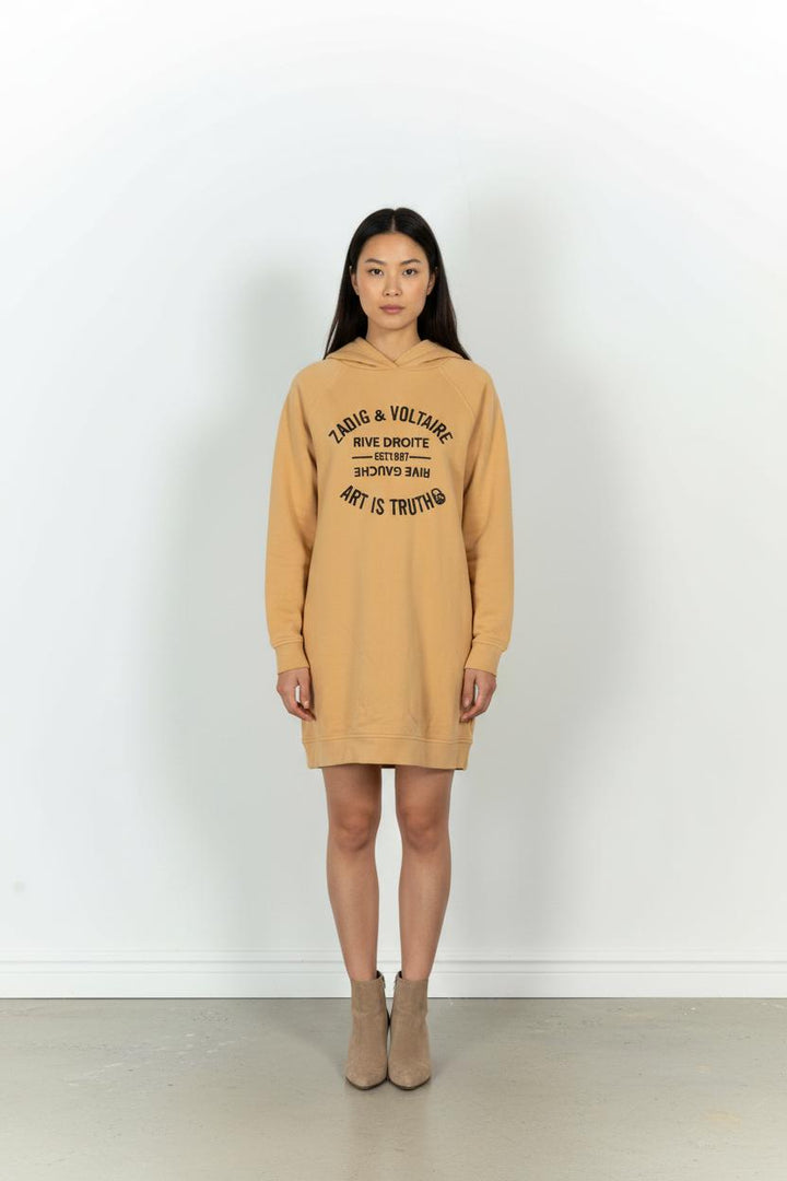 Sweat à Capuche Orange - Taille XS/34 de la marque Zadig&Voltaire | PARAD102154 - Vendu par Paradigme - Image 1