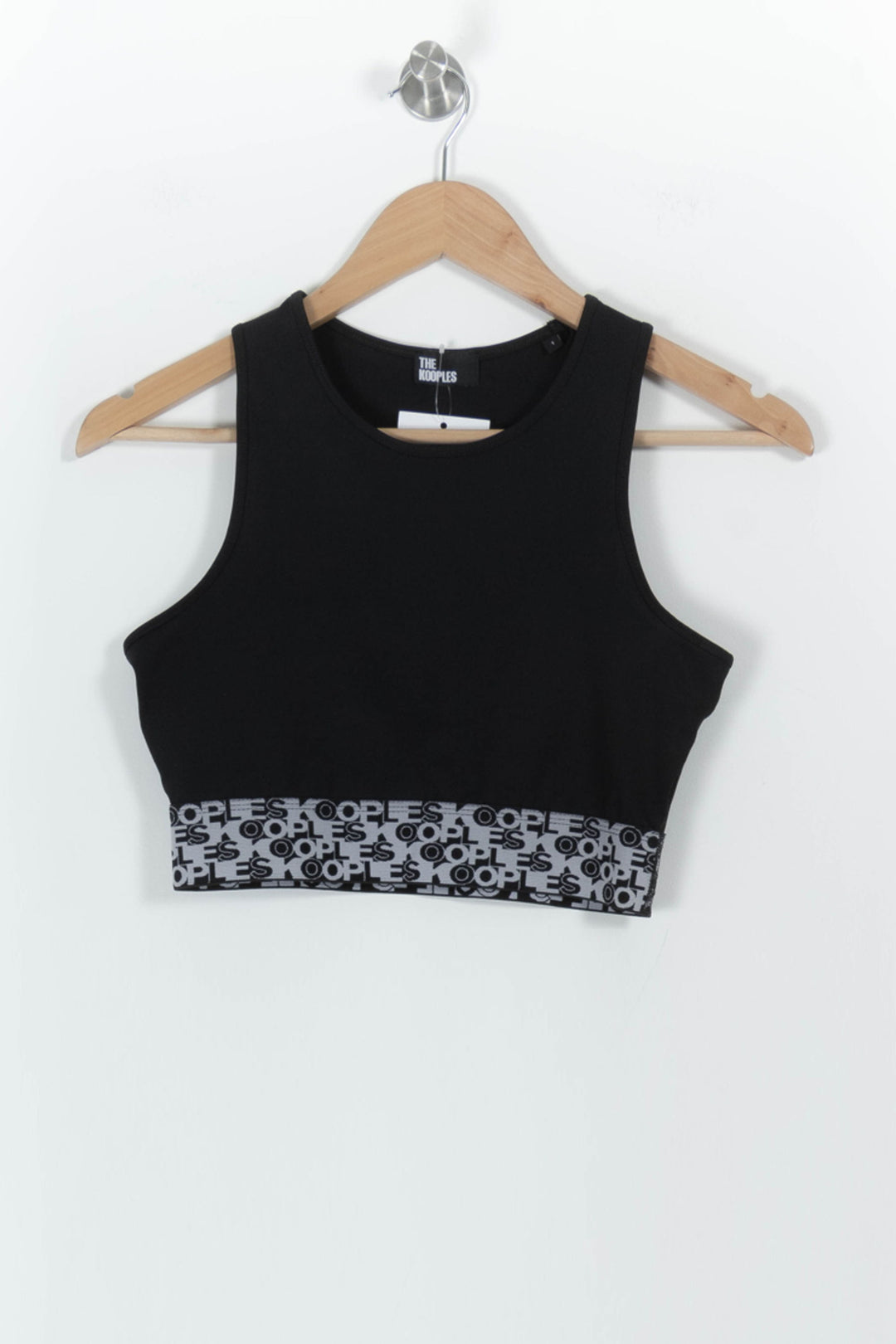 Brassière Noire et Grise - Taille XS/34 de la marque The Kooples - Sport | PARAD102158 - Vendu par Paradigme - Image 2