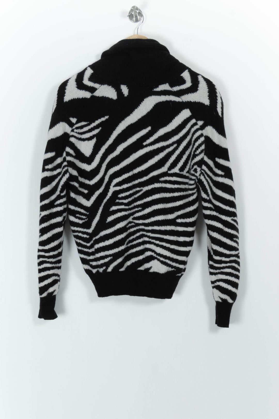 Cardigan Noir et Blanc - Taille XS/34 de la marque The Kooples | PARAD102161 - Vendu par Paradigme - Image 4