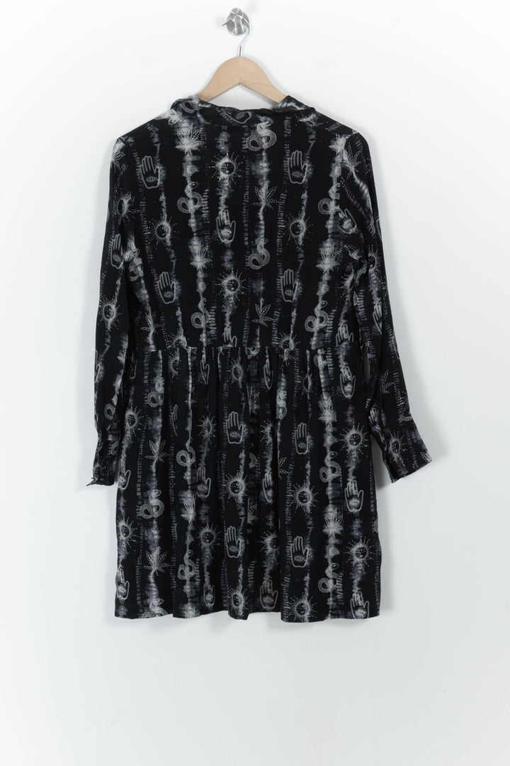 Robe Courte Noire et Grise - Taille L/40 de la marque Sandro | PARAD102165 - Vendu par Paradigme - Image 4