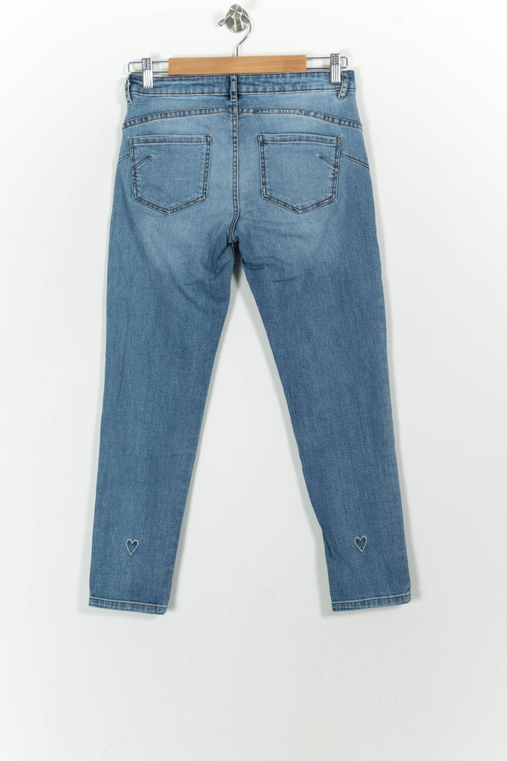 Jean Slim Bleu - Taille M/38 de la marque I.Code | PARAD102166 - Vendu par Paradigme - Image 4