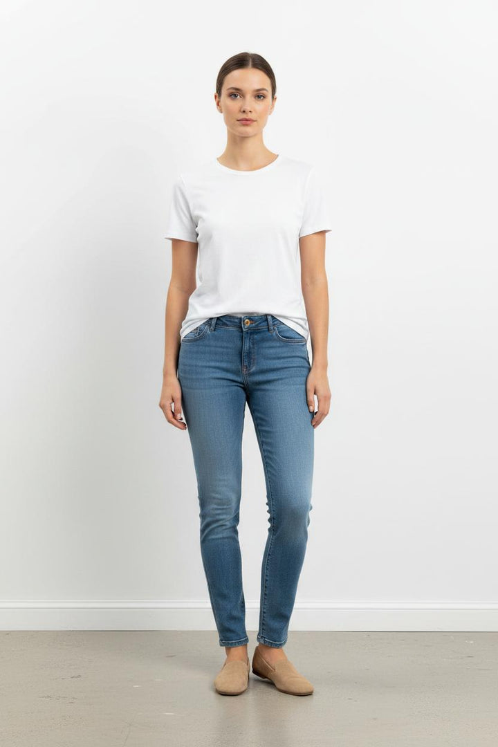 Jean Slim Bleu - Taille M/38 de la marque I.Code | PARAD102166 - Vendu par Paradigme - Image 1