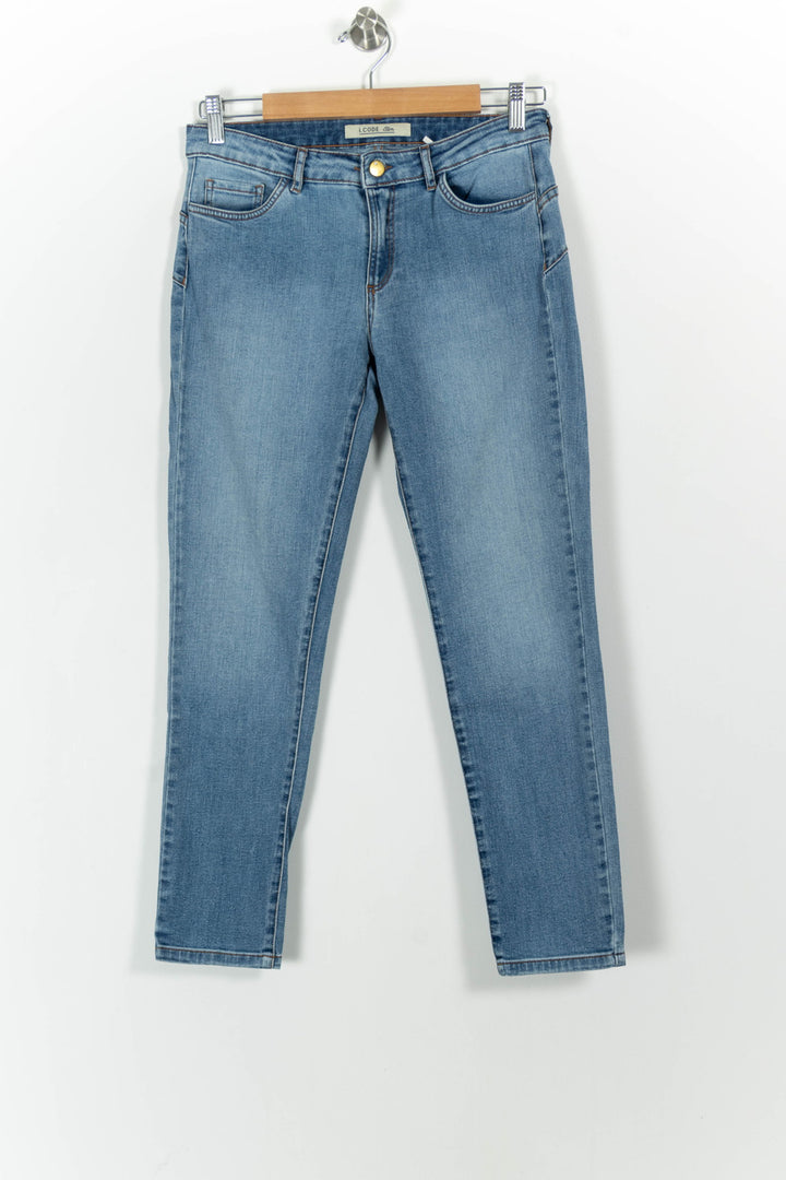 Jean Slim Bleu - Taille M/38 de la marque I.Code | PARAD102166 - Vendu par Paradigme - Image 2