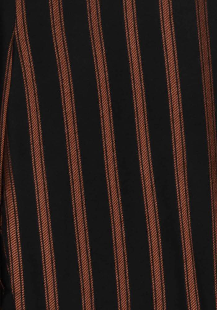 Pantalon Rayé Noir et Marron - Taille S/36 de la marque Claudie Pierlot | PARAD102167 - Vendu par Paradigme - Image 3