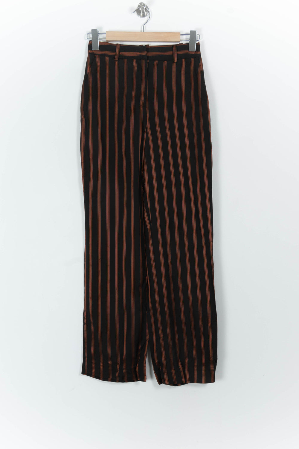 Pantalon Rayé Noir et Marron - Taille S/36 de la marque Claudie Pierlot | PARAD102167 - Vendu par Paradigme - Image 2