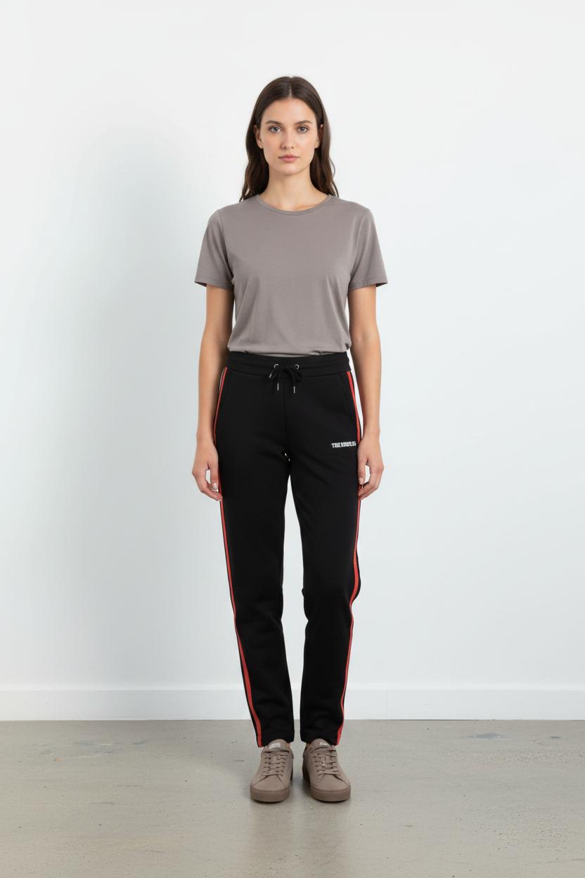 Pantalon De Jogging Noir Rouge Et Blanc - Taille S/36 de la marque The Kooples | PARAD102168 - Vendu par Paradigme - Image 1