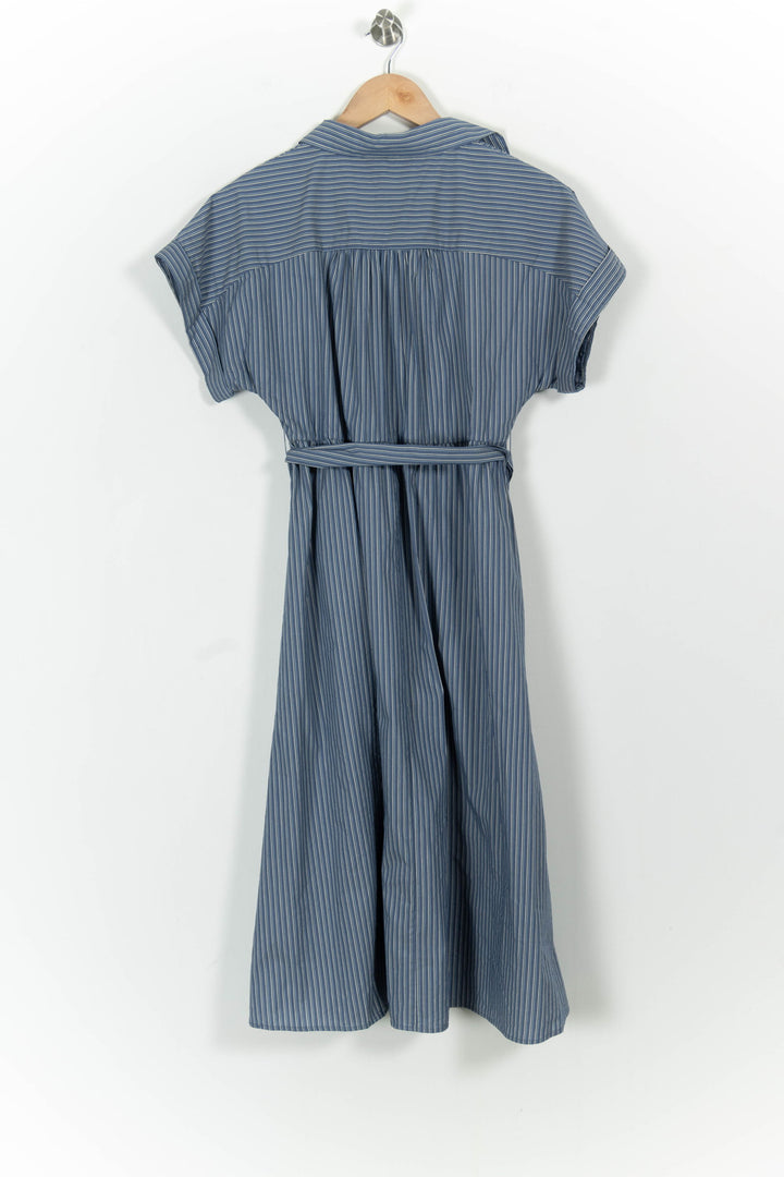 Robe Chemisier Bleu - Taille S/36 de la marque Maison 123 | PARAD102173 - Vendu par Paradigme - Image 4