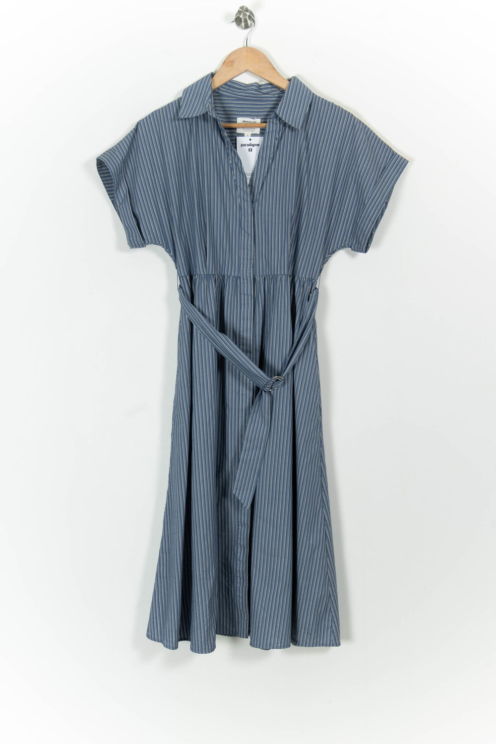 Robe Chemisier Bleu - Taille S/36 de la marque Maison 123 | PARAD102173 - Vendu par Paradigme - Image 2