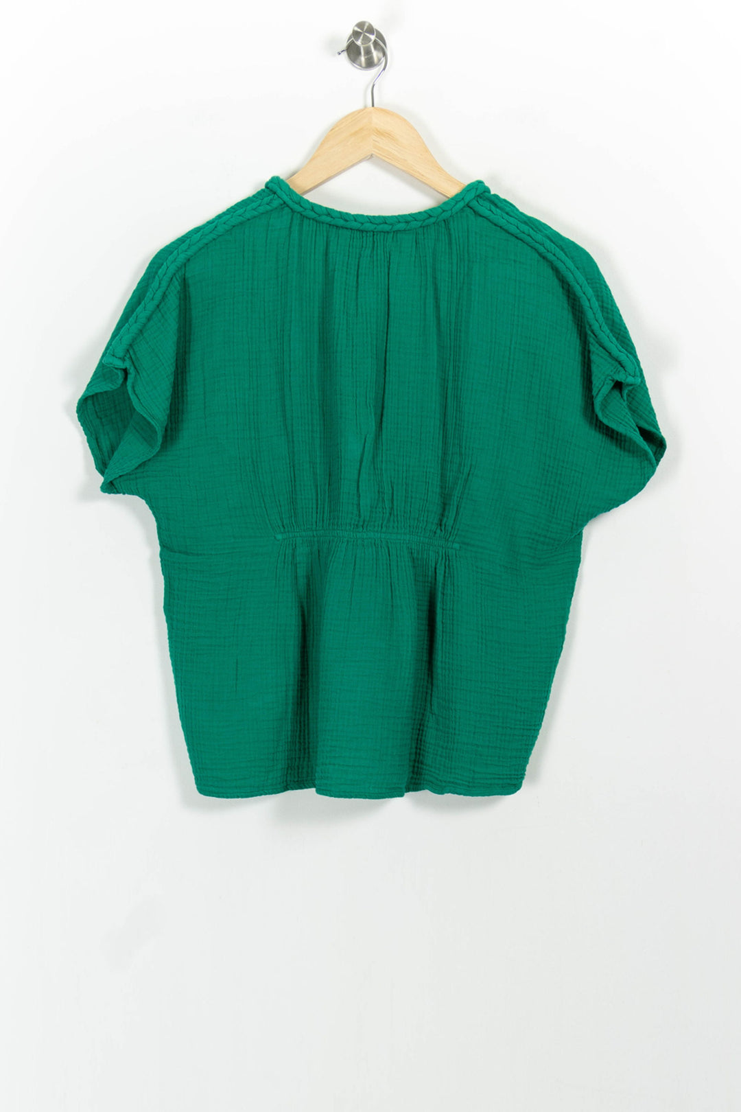 Blouse Verte - Taille M/38 de la marque La Fée Maraboutée | PARAD102182 - Vendu par Paradigme - Image 4