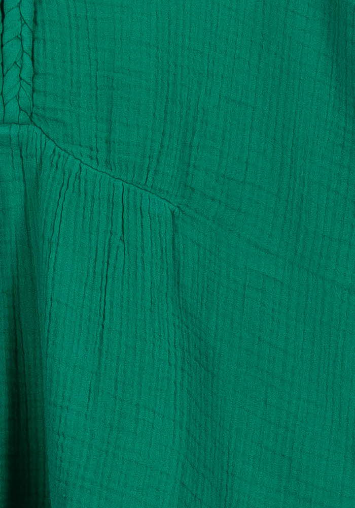 Blouse Verte - Taille M/38 de la marque La Fée Maraboutée | PARAD102182 - Vendu par Paradigme - Image 3