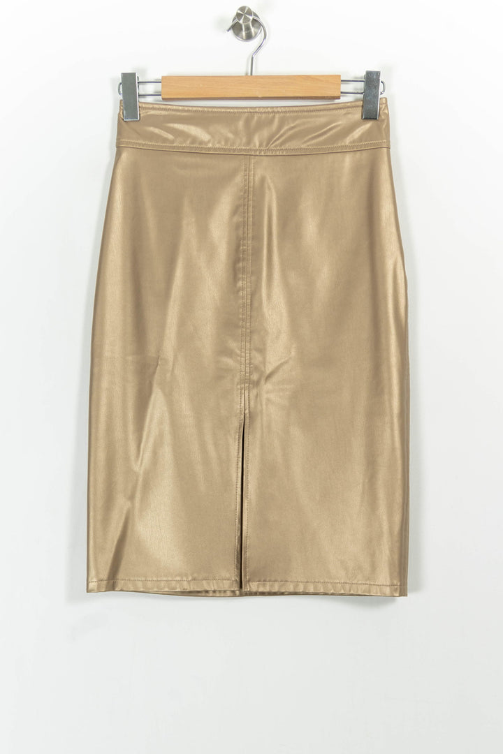 Jupe Crayon Or - Taille M/38 de la marque ZAPA | PARAD102183 - Vendu par Paradigme - Image 2