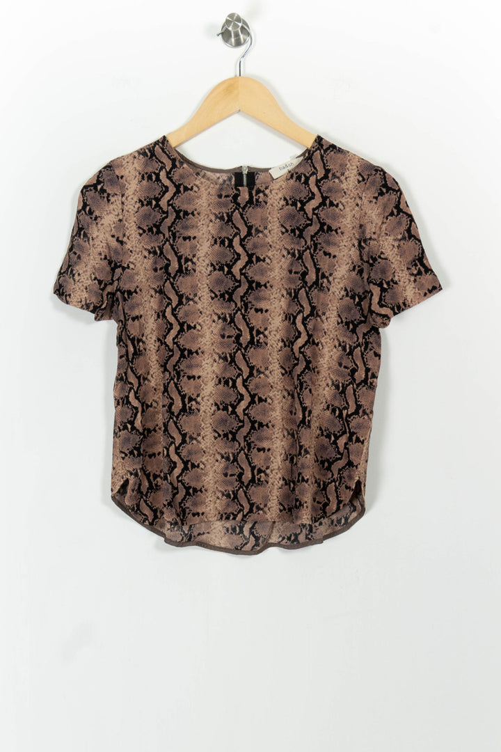 Blouse Marron et Noir - Taille M/38 de la marque ba&sh | PARAD102194 - Vendu par Paradigme - Image 2