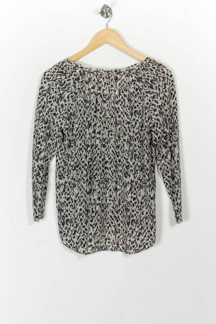 Blouse Noire et Blanche - Taille S/36 de la marque Comptoir des Cotonniers | PARAD102201 - Vendu par Paradigme - Image 4