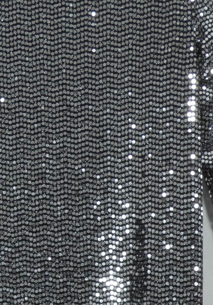 Robe Longue Argentée - Taille M/38 de la marque Maje | PARAD102202 - Vendu par Paradigme - Image 3