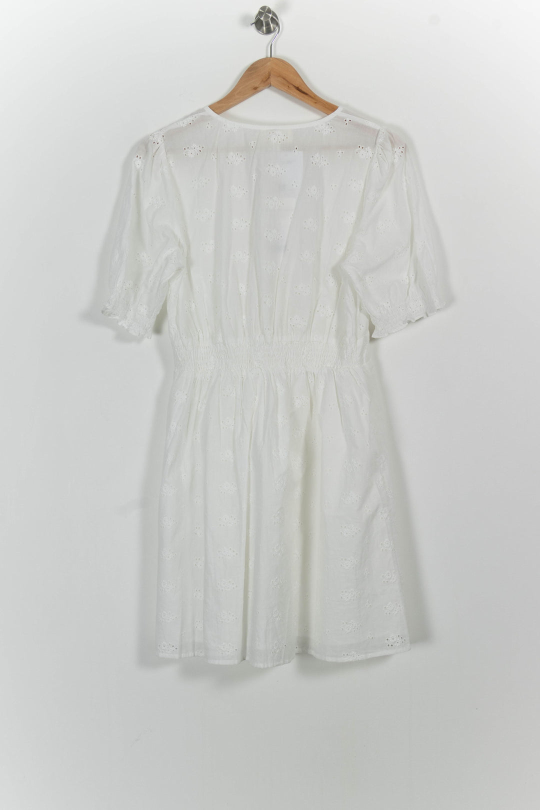 Robe Brodée Blanche - Taille M/38 de la marque Grace & Mila | PARAD102203 - Vendu par Paradigme - Image 4