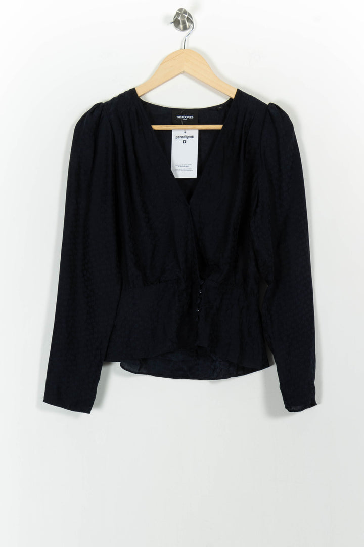 Blouse Bleue - Taille L/40 de la marque The Kooples | PARAD102204 - Vendu par Paradigme - Image 2