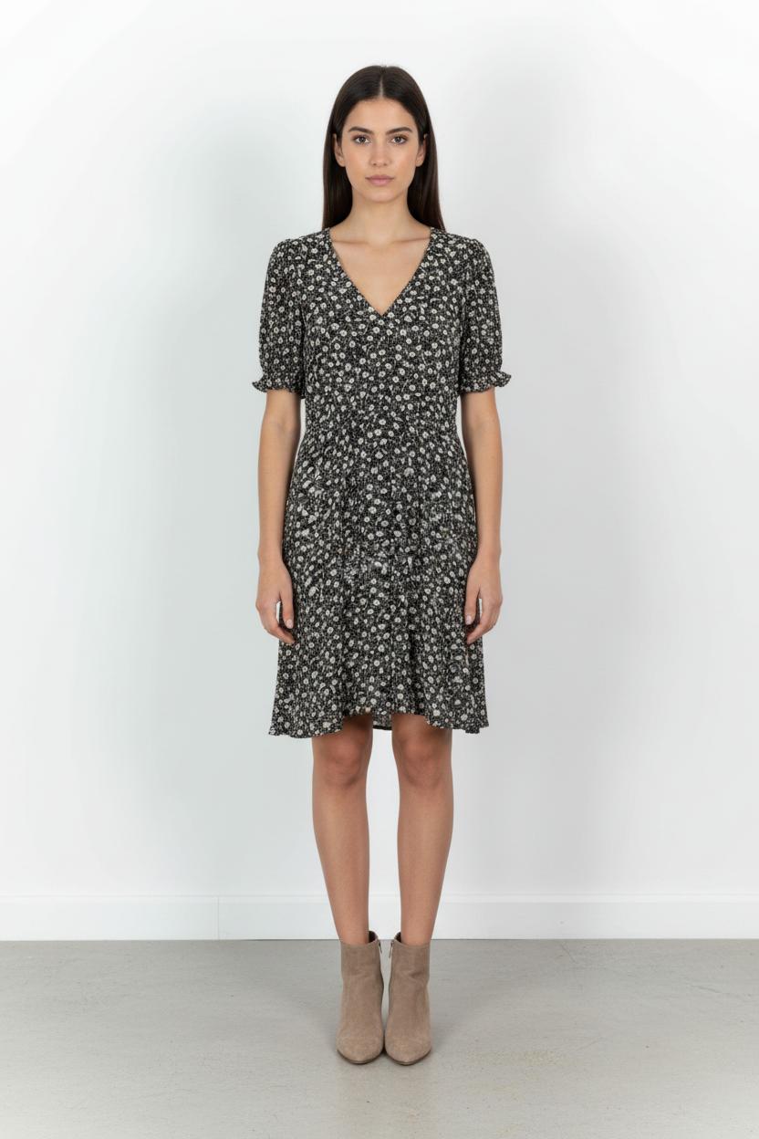 Robe Courte Noire et Blanche - Taille L/40 de la marque Karl Marc John | PARAD102206 - Vendu par Paradigme - Image 1