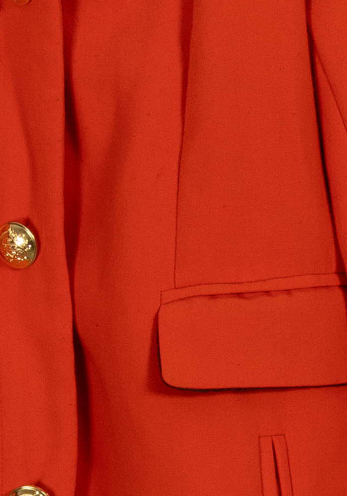 Manteau Rouge - Taille S/36 de la marque ZAPA | PARAD102209 - Vendu par Paradigme - Image 3