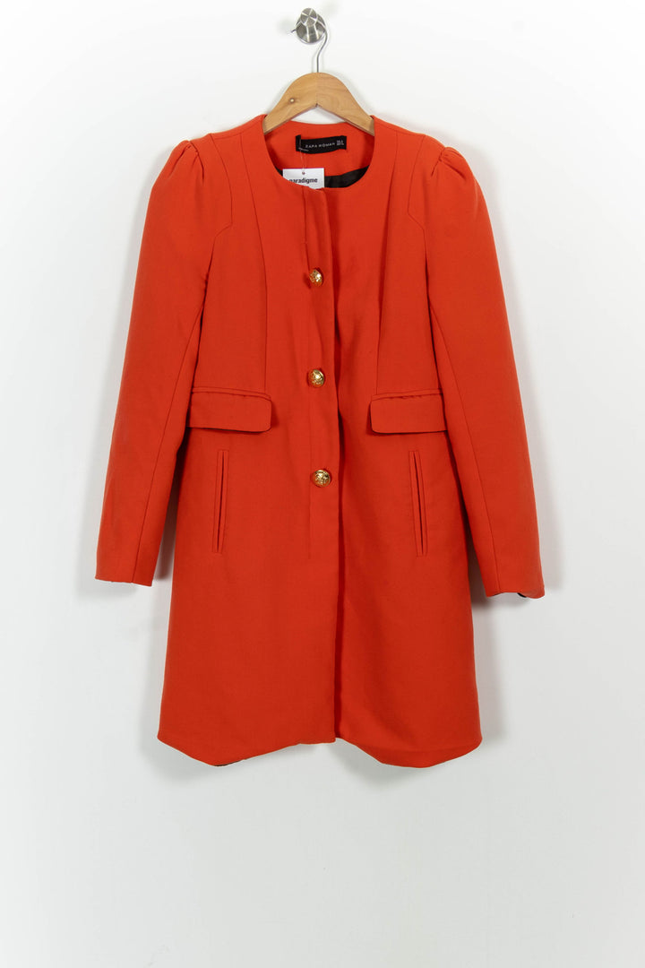 Manteau Rouge - Taille S/36 de la marque ZAPA | PARAD102209 - Vendu par Paradigme - Image 2