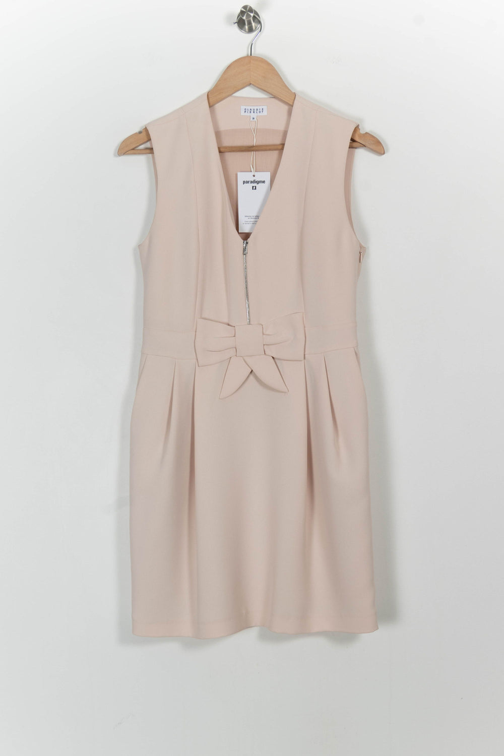 Robe Sans Manches Rose - Taille M/38 de la marque Claudie Pierlot | PARAD102210 - Vendu par Paradigme - Image 2