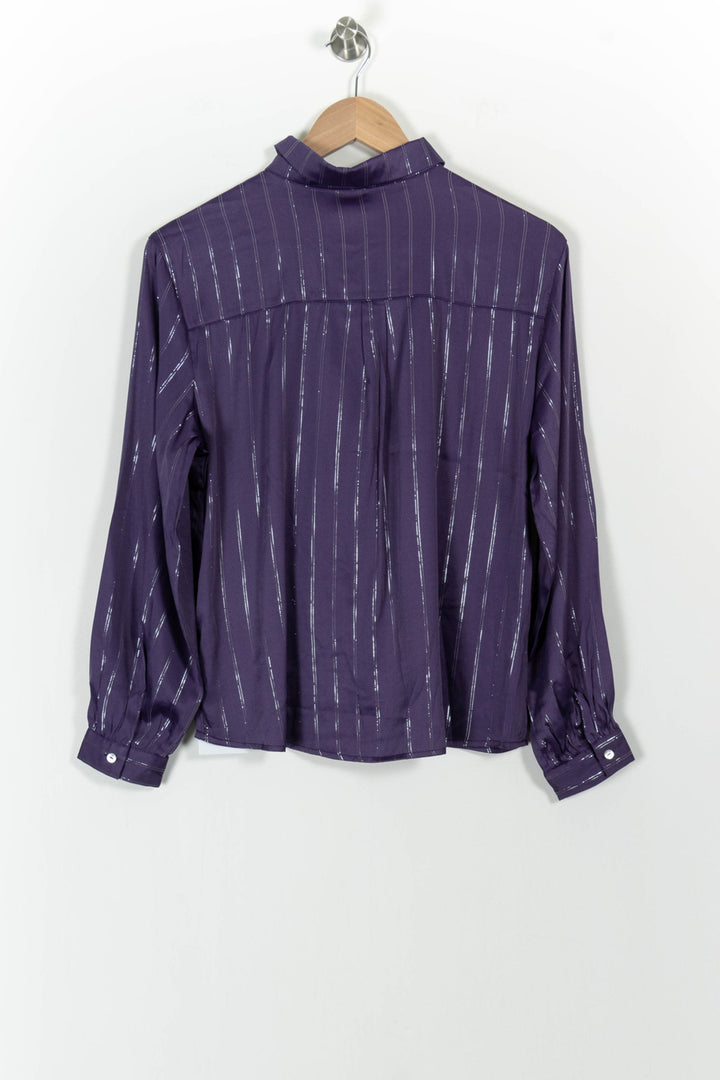 Chemise Violette - Taille S/36 de la marque Karl Marc John | PARAD102211 - Vendu par Paradigme - Image 4