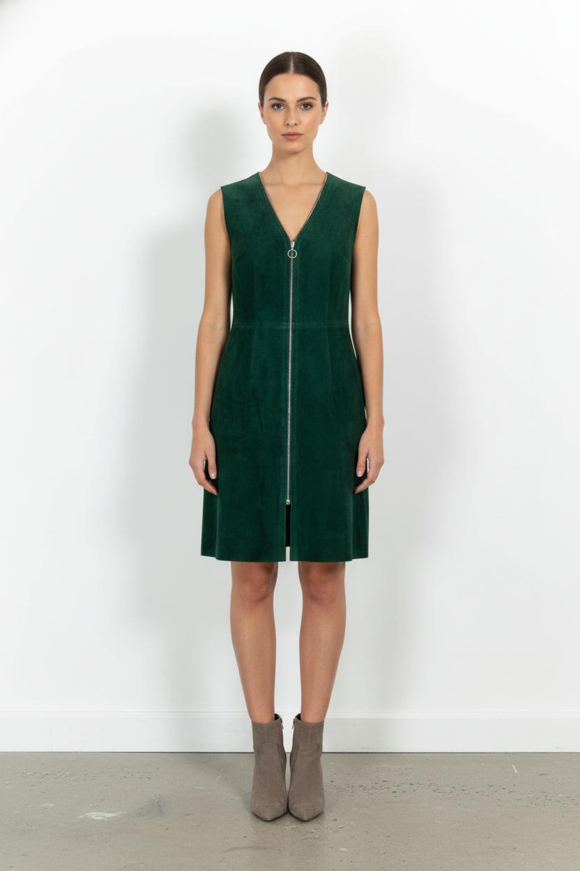 Robe Sans Manches Verte - Taille L/40 de la marque Maje | PARAD102213 - Vendu par Paradigme - Image 1
