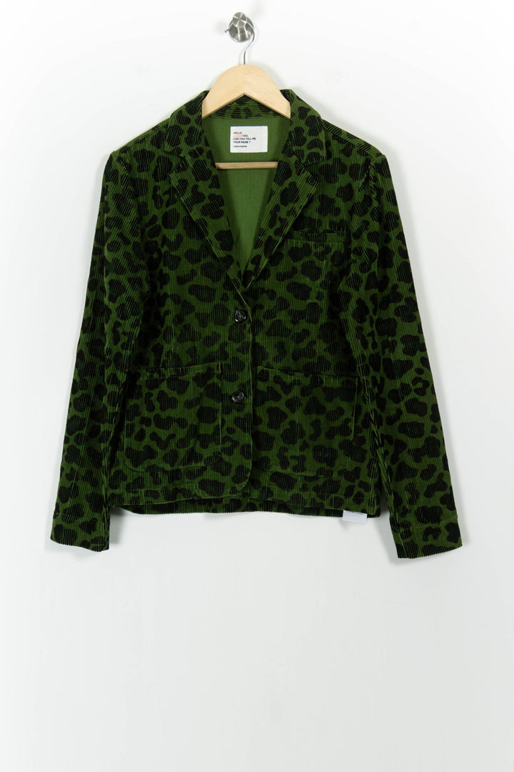 Blazer Vert et Noir - Taille S/36 de la marque Léon & Harper | PARAD102216 - Vendu par Paradigme - Image 2
