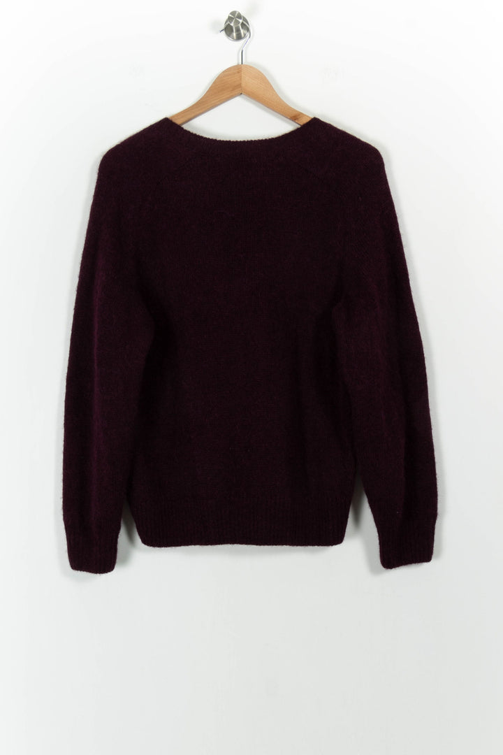 Pull Col V Bordeaux - Taille S/36 de la marque Ekyog | PARAD102220 - Vendu par Paradigme - Image 4