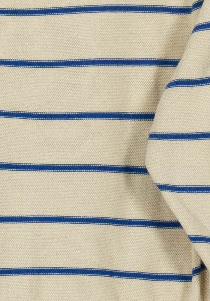 Pull Rayé Beige et Bleu - Taille S/36 de la marque Emile & Ida | PARAD102221 - Vendu par Paradigme - Image 3