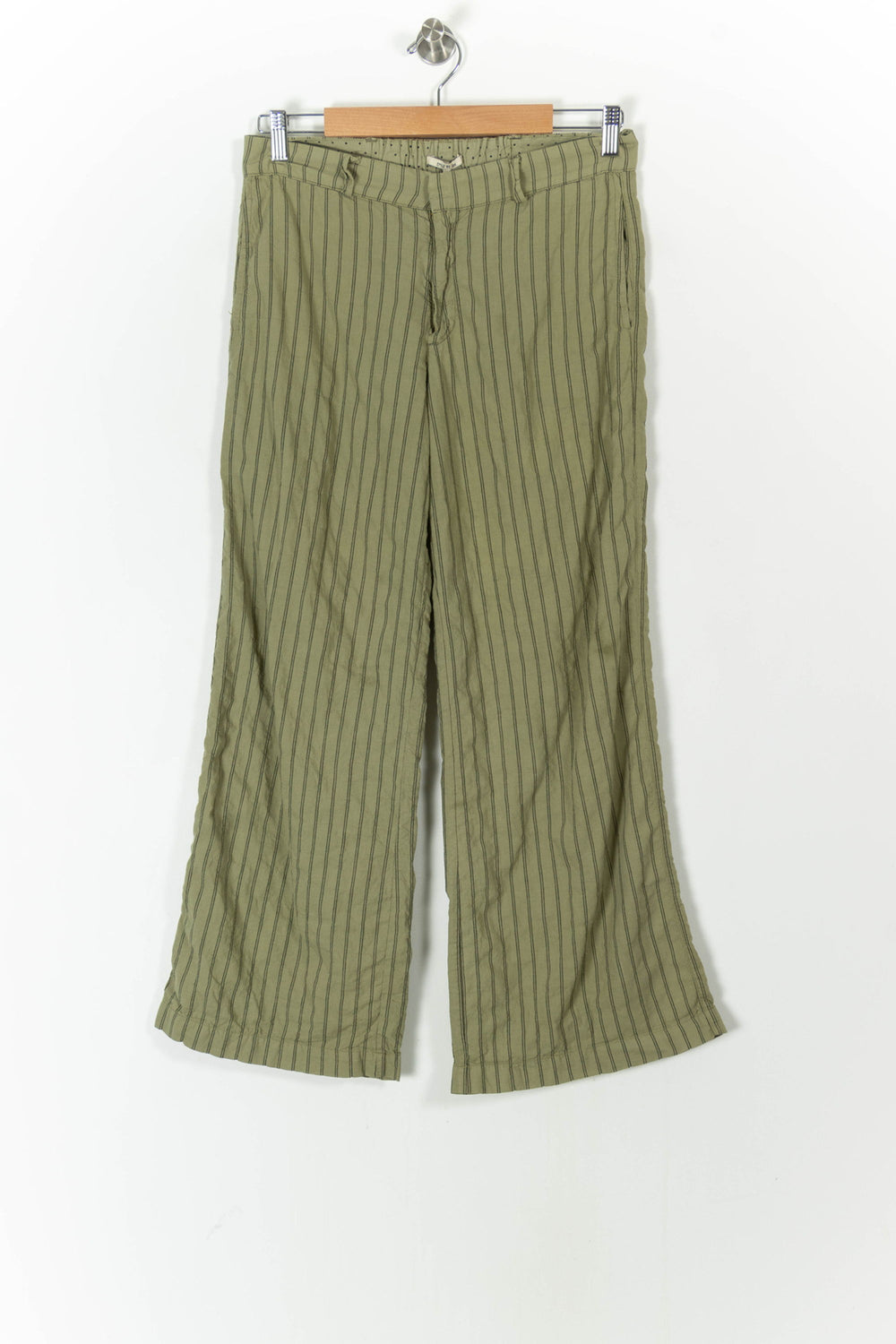 Pantalon Vert à Rayures - Taille S/36 de la marque Emile & Ida | PARAD102223 - Vendu par Paradigme - Image 2