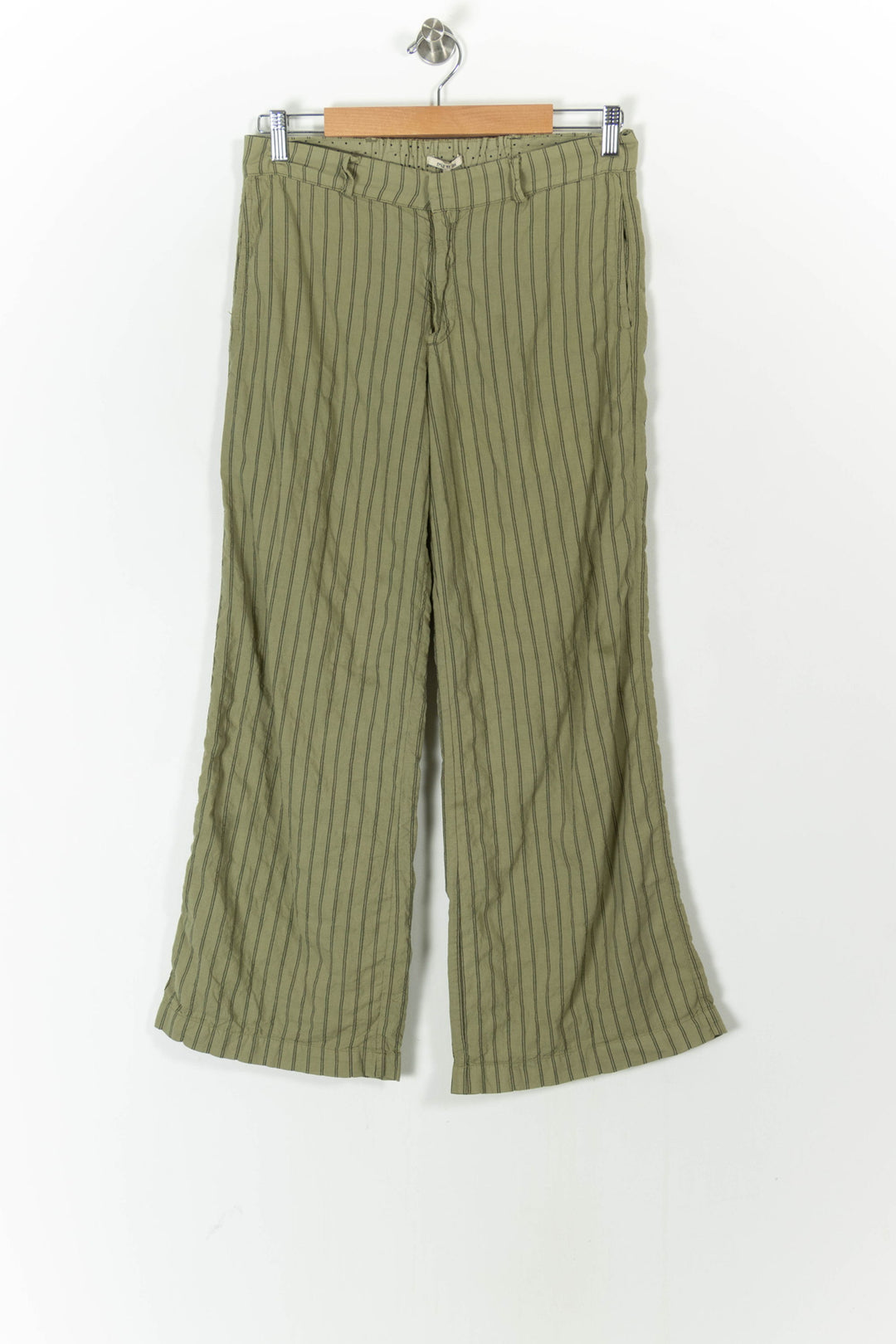 Pantalon Vert à Rayures - Taille S/36 de la marque Emile & Ida | PARAD102223 - Vendu par Paradigme - Image 2