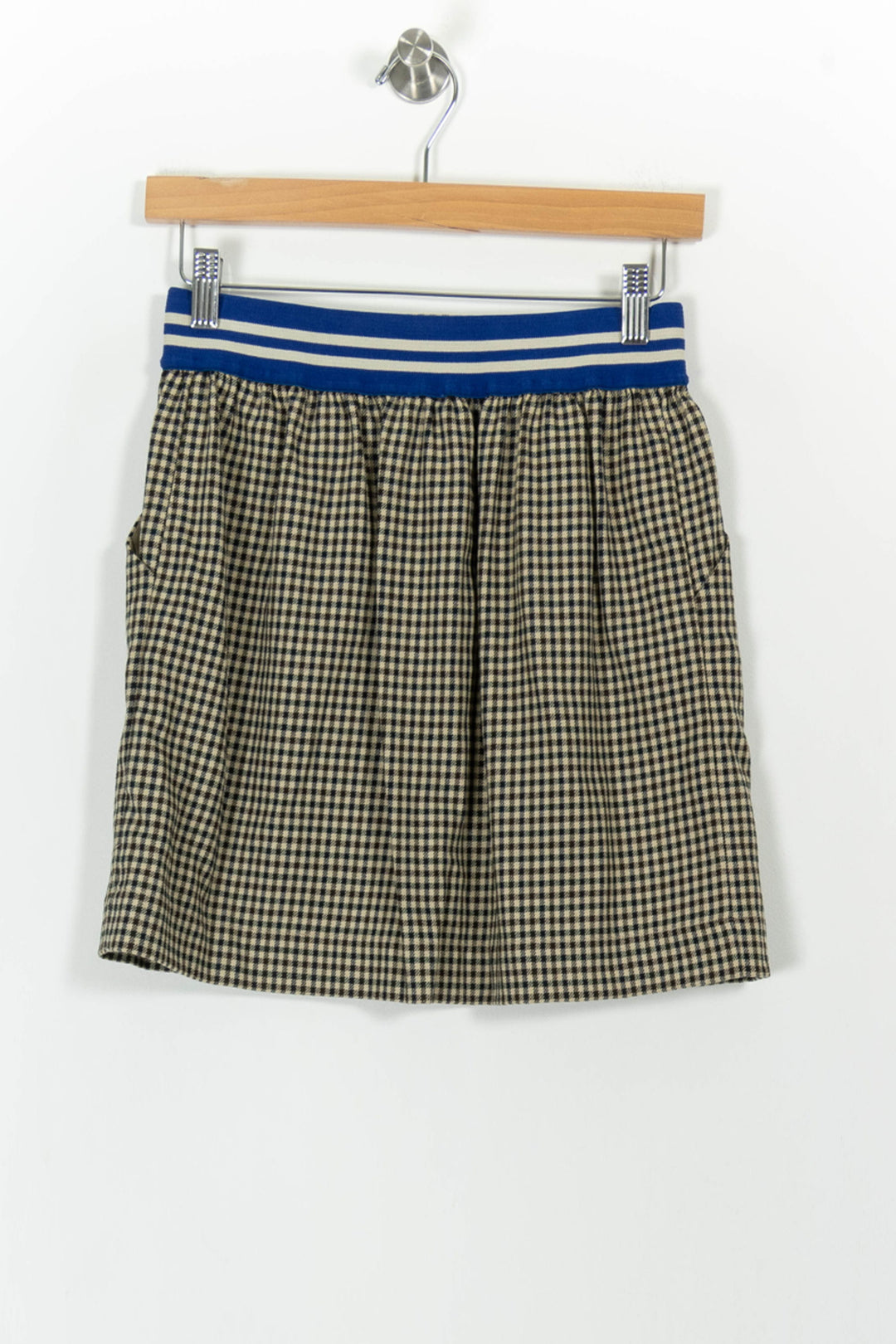 Jupe Courte Beige et Noir - Taille S/36 de la marque Bellerose | PARAD102229 - Vendu par Paradigme - Image 4