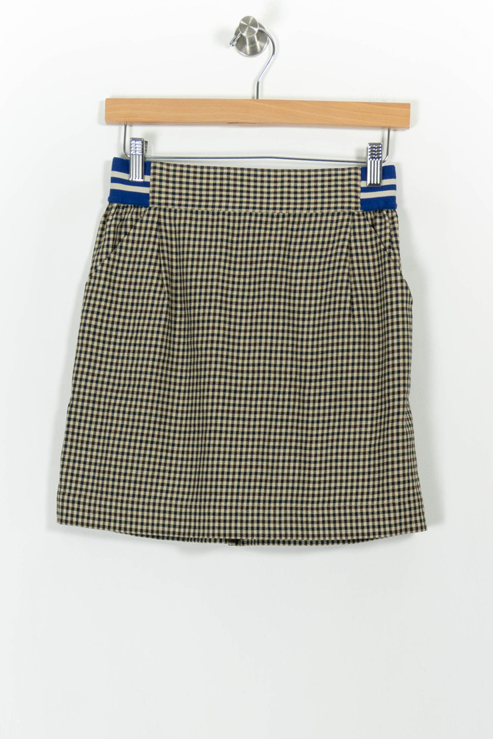 Jupe Courte Beige et Noir - Taille S/36 de la marque Bellerose | PARAD102229 - Vendu par Paradigme - Image 2