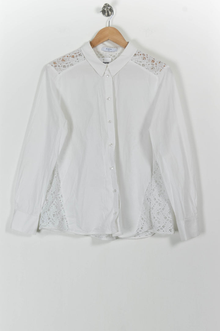 Chemise Blanche - Taille M/38 de la marque ZAPA | PARAD102230 - Vendu par Paradigme - Image 2
