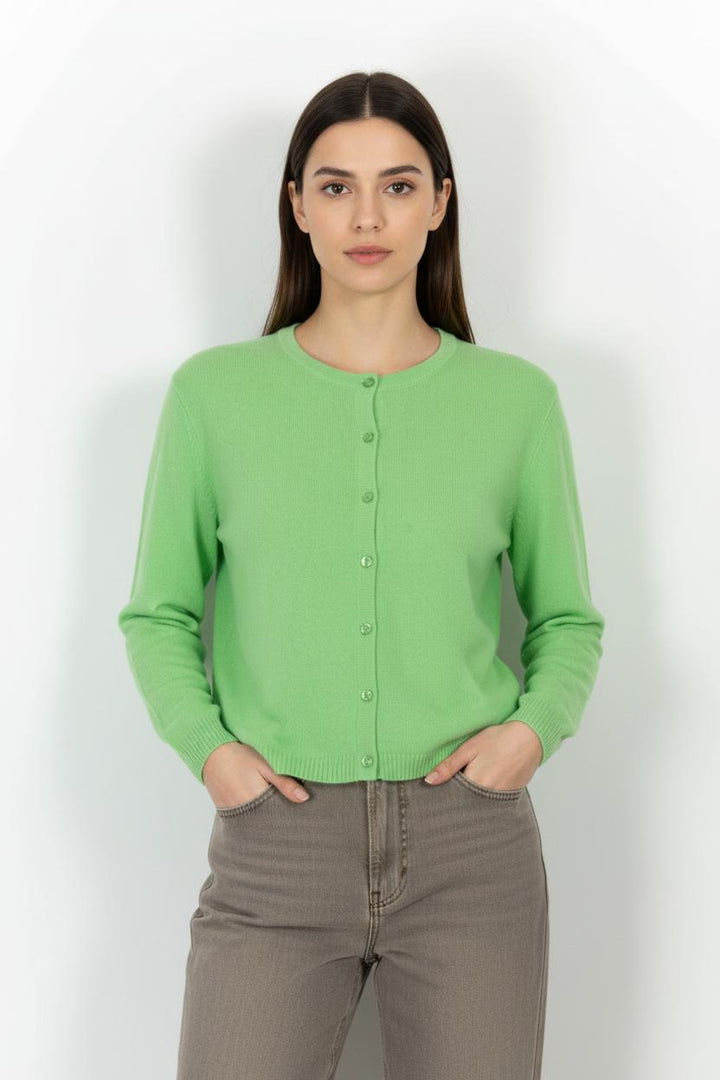 Cardigan Vert - Taille M/38 de la marque Absolut Cashmere | PARAD102232 - Vendu par Paradigme - Image 1