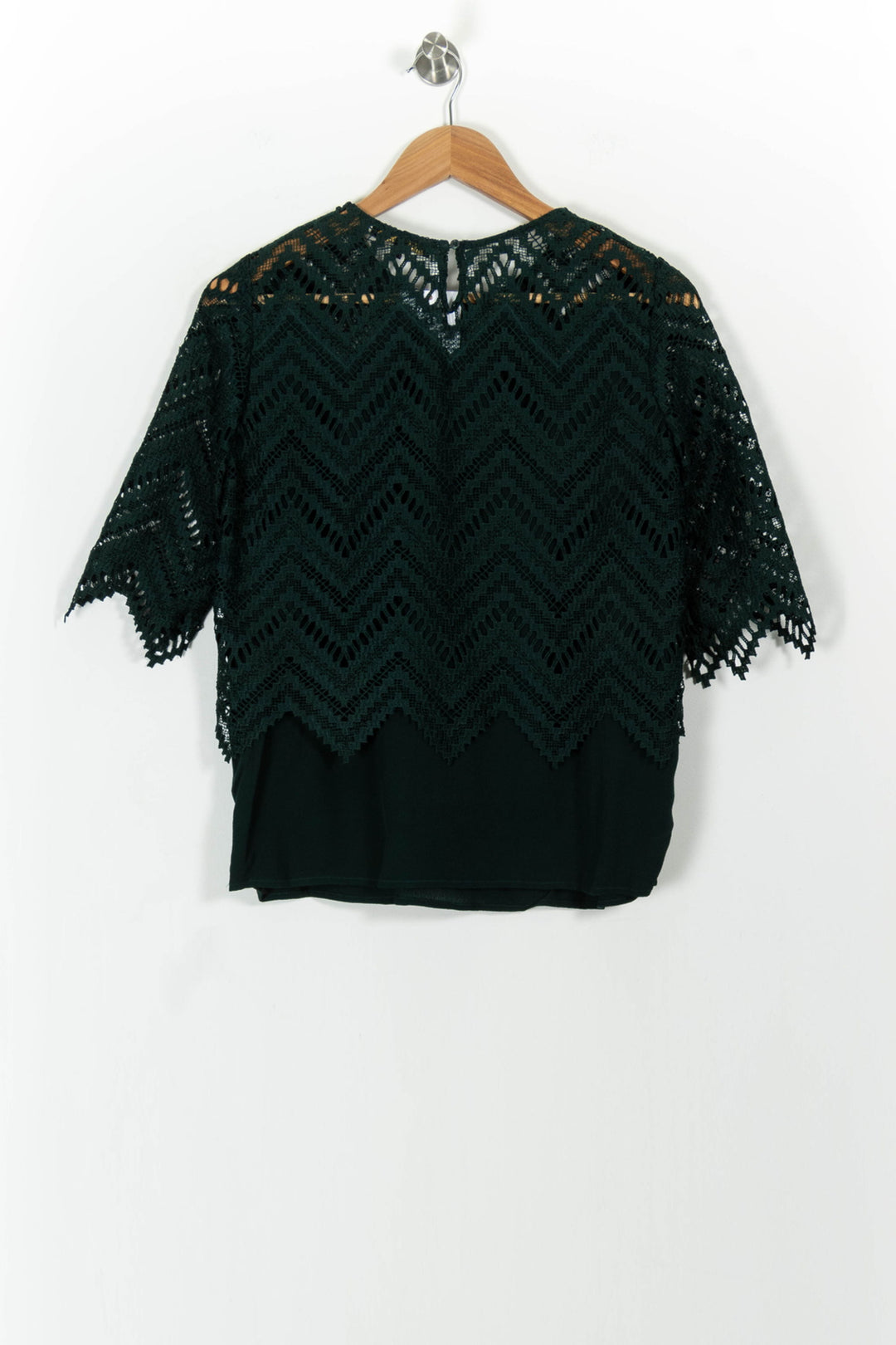 Blouse Verte - Taille M/38 de la marque Maje | PARAD102233 - Vendu par Paradigme - Image 4